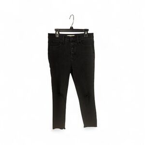 Madewell Women's Jeans, Black, 10” High Rise, Button Fly Jeggings, Size 26 P